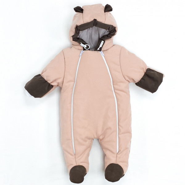  Комбинезон непромокаемый "Медвежонок" Пудровый  