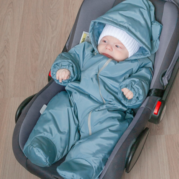 Комбинезон "Гномми-1" демисезонный, серо-синий