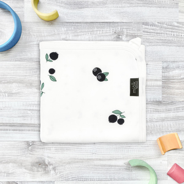 Двусторонний плед Mjölk Голубика 120*85 см