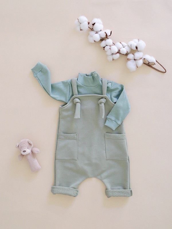 Песочник из футера (петелька) Оливковый 