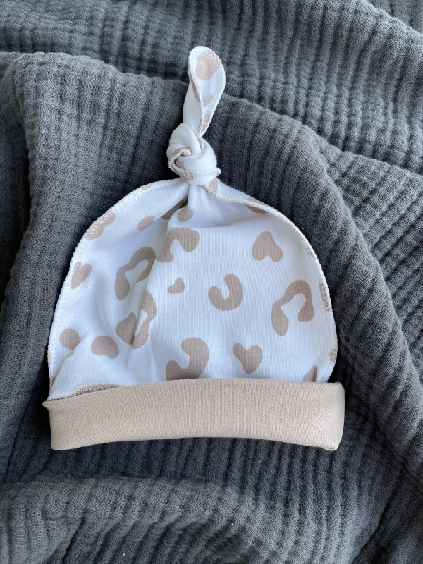 Шапочка-узелок Бежевый 