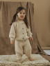 Комплект кардиган и штаны (хлопок) Бежевый 