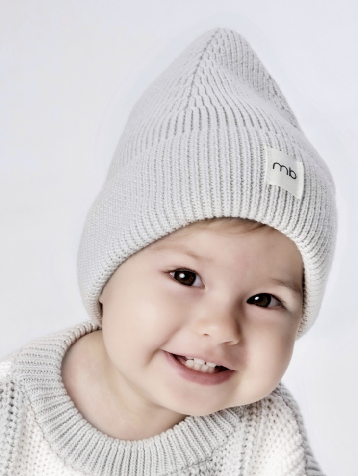 Шапка 1x1 (хлопок) Стальной 