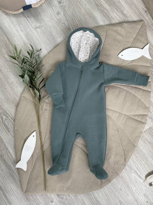 Комбинезон Чарли футер начес Хаки 