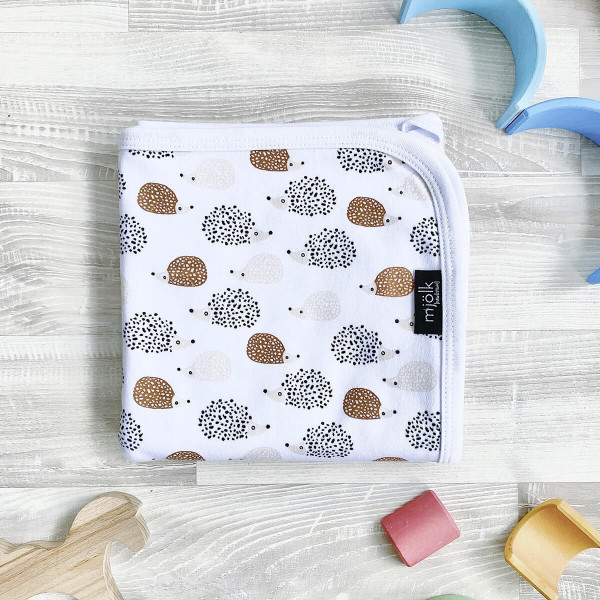 Двусторонний плед Mjölk Ёжики 120*85 см 