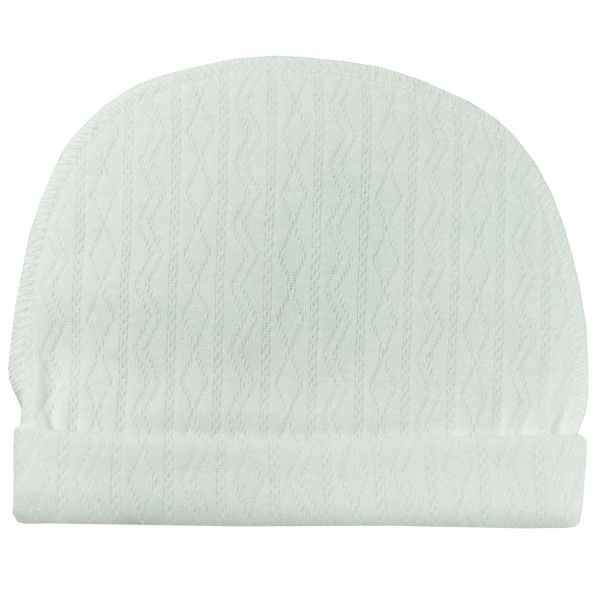 Шапочка швы наружу с отворотом Экрю