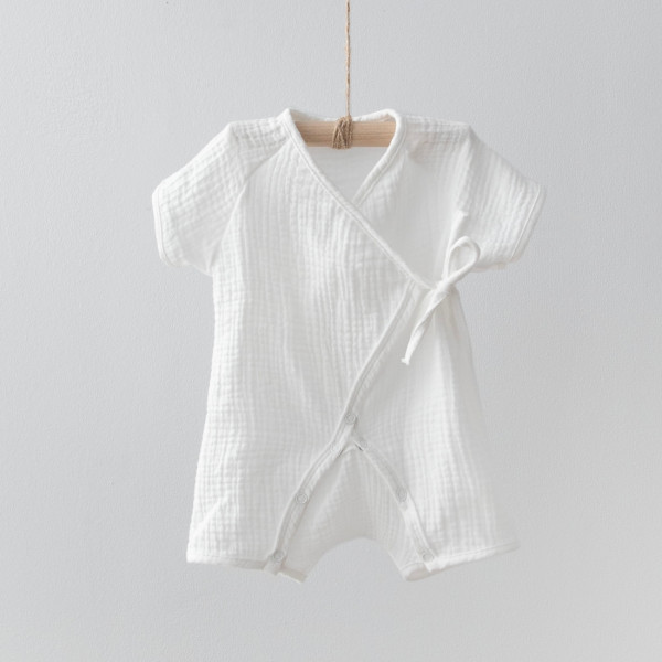 Боди-песочник кимоно "Муслин", молоко