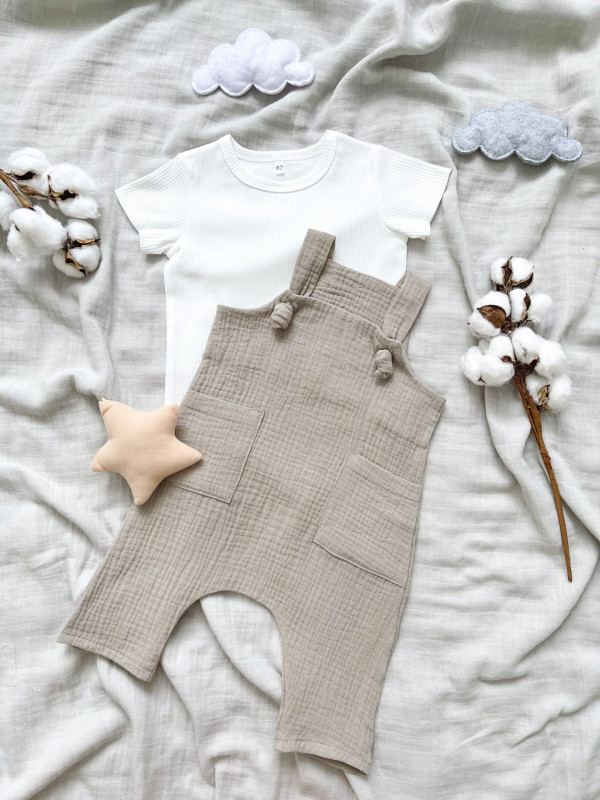 Песочник из муслина Песочный 