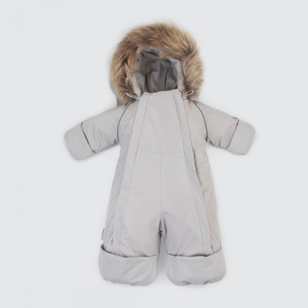 Комбинезон "Лапландия Вельвет-1" зимний, светло-серый
