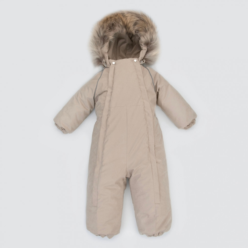 Комбинезон "Лапландия Вельвет-2"открытый, зимний, светло-бежевый Комбинезон "Лапландия Вельвет-2"открытый, зимний, светло-бежевый