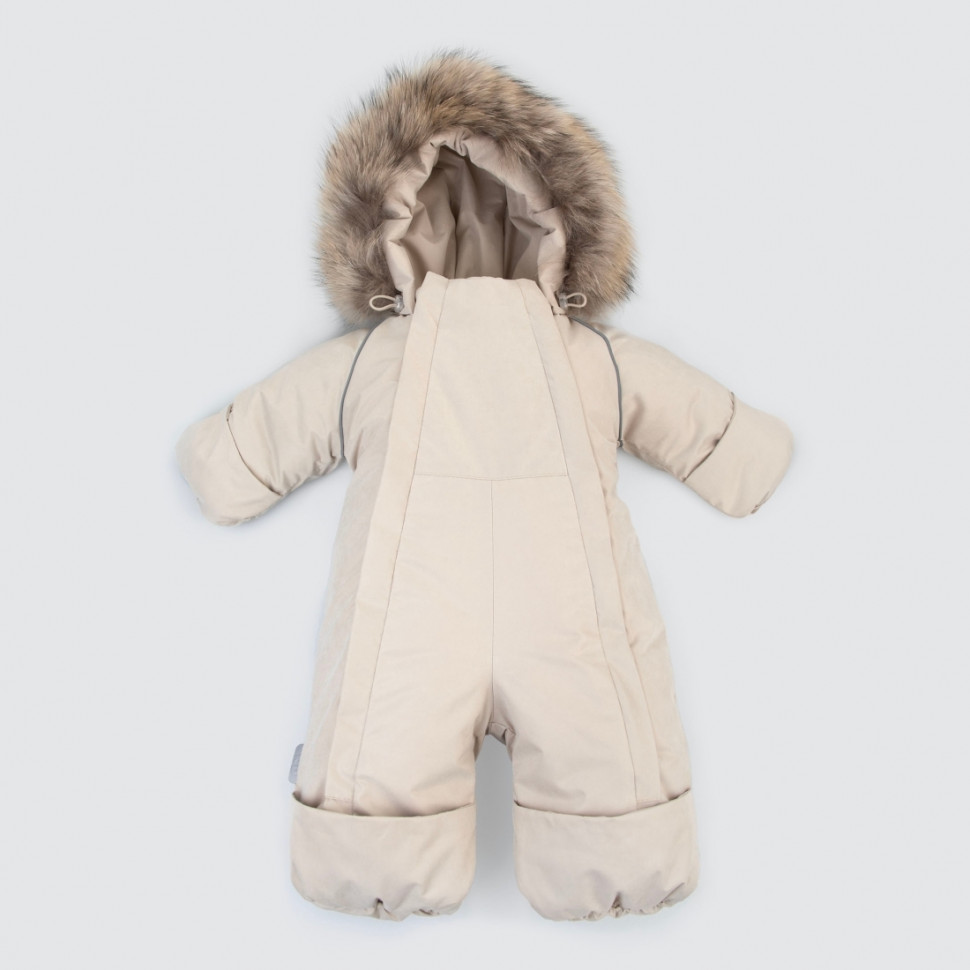 Комбинезон "Лапландия Вельвет-1" зимний, слоновая кость Комбинезон "Лапландия Вельвет-1" зимний, слоновая кость