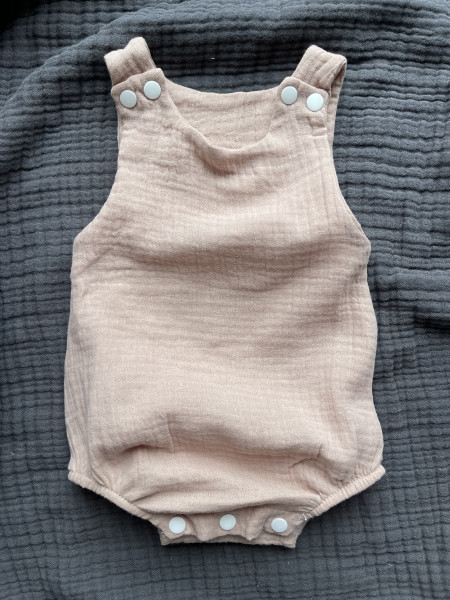 Боди из муслина жатка Пудра 