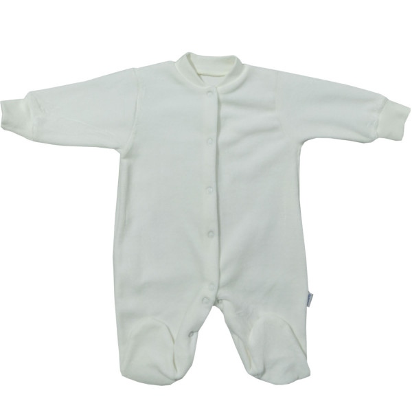 Комбинезон велюр Экрю