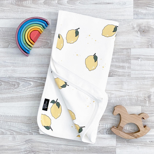 Двусторонний плед Mjölk Лимоны 120*85 см 