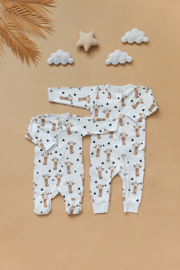Комбинезон нательный для малыша Жирафы 
