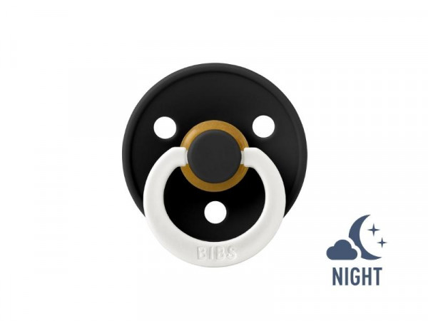 BIBS Colour Glow  Black 6-18 мес 