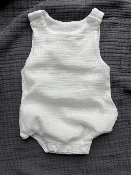 Боди из муслина жатка Молочный 
