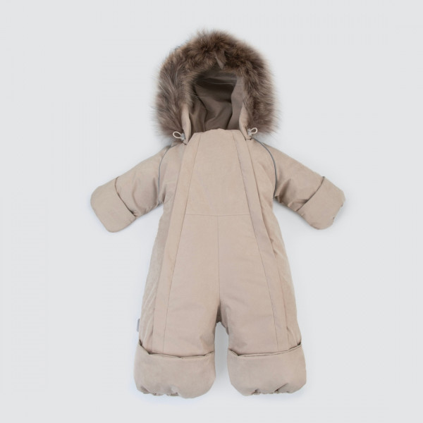 Комбинезон "Лапландия Вельвет-1" зимний, светло-бежевый