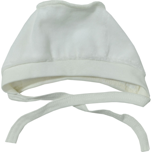 Чепчик велюр Экрю