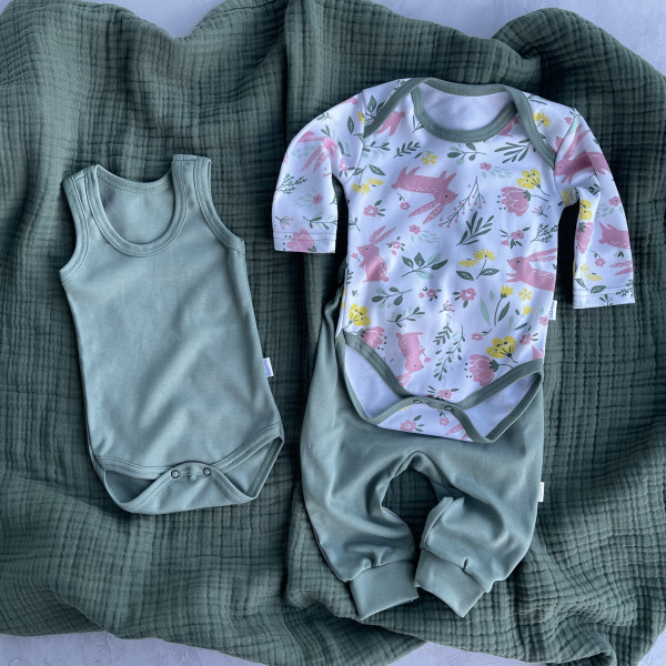 Комплект 3 предмета «Зайчики»