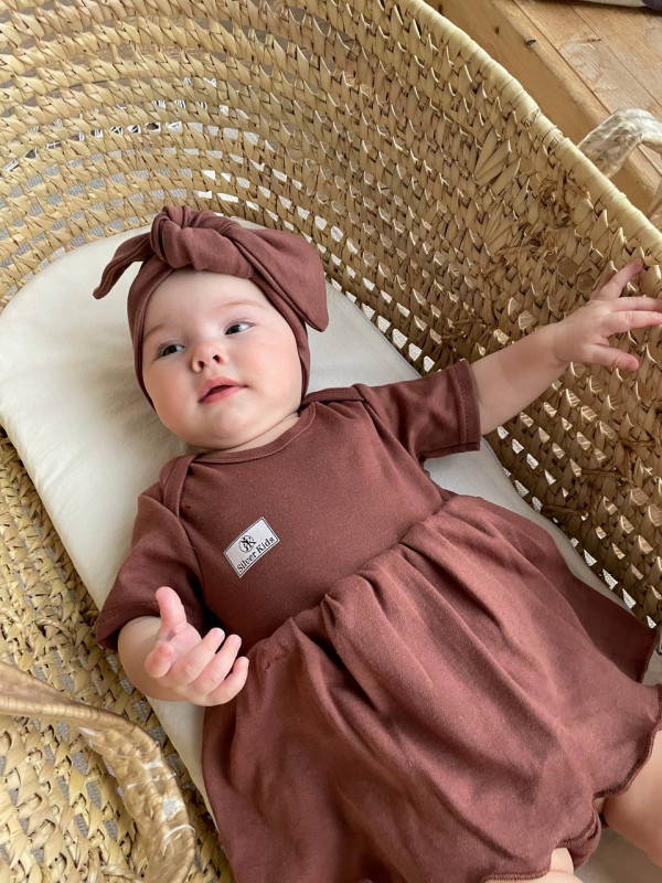 Повязка на головку Гвоздика  0-18 мес 