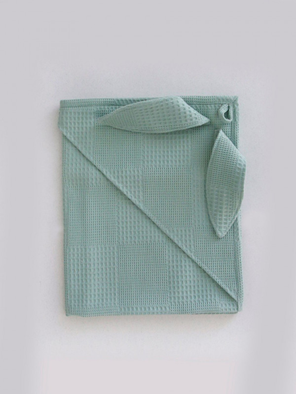 Уголок вафельный для малыша Оливковый 