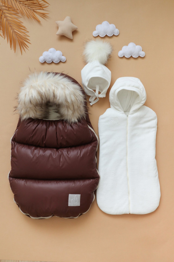 Комплект на выписку "WINTER" Coffee