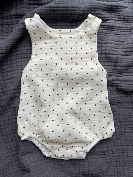 Боди из муслина жатка Горох