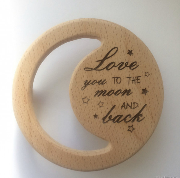 Грызунок из можжевельника «Луна(анг.)»