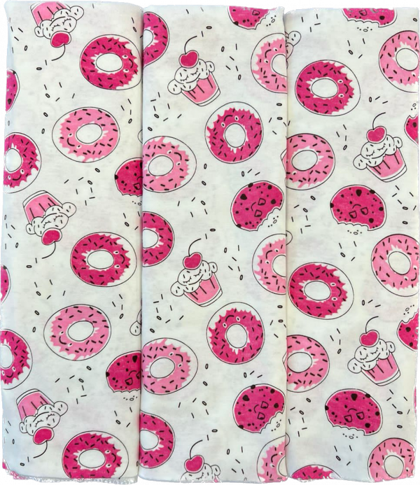 Пеленка кулирка 3 шт 130*90 см Бублики 