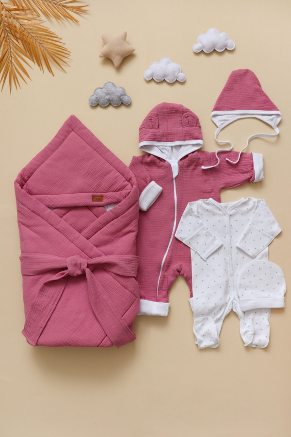 Комплект на выписку Лето Брусничный 