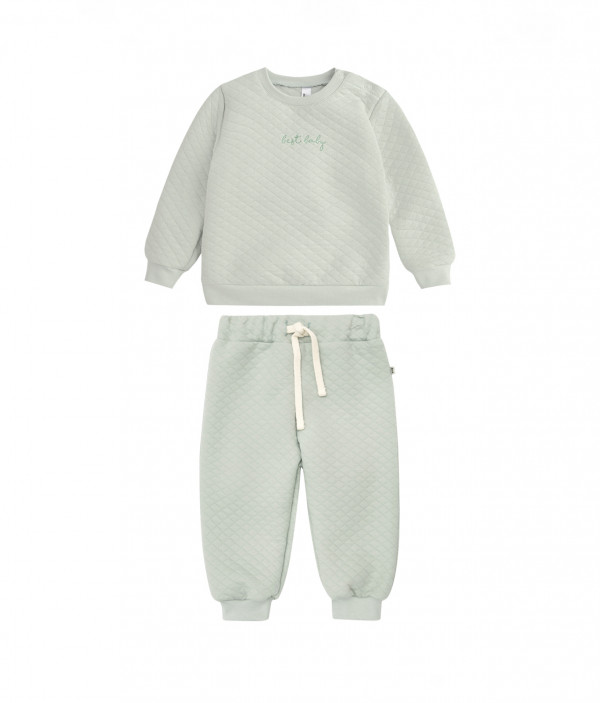Костюм детский свитшот и брюки Мятный 