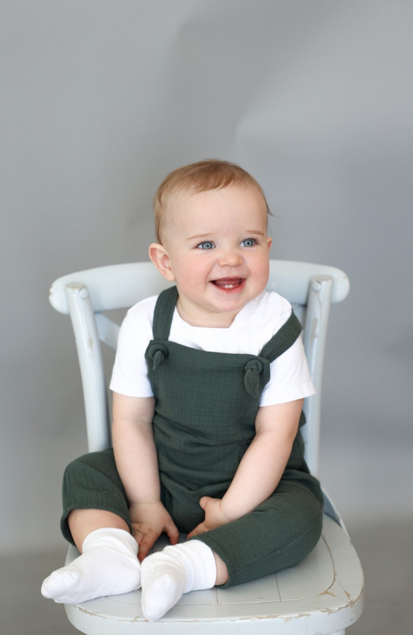 Песочник из муслина Темно-зеленый 