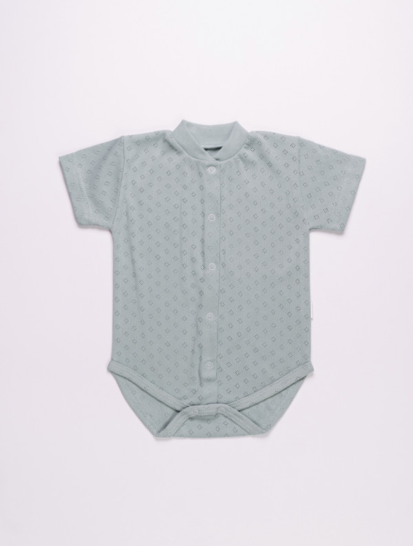 Боди с коротким рукавом ажур Полынь 