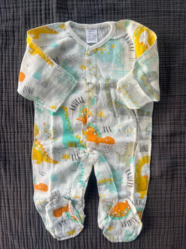 Комбинезон муслин Дино