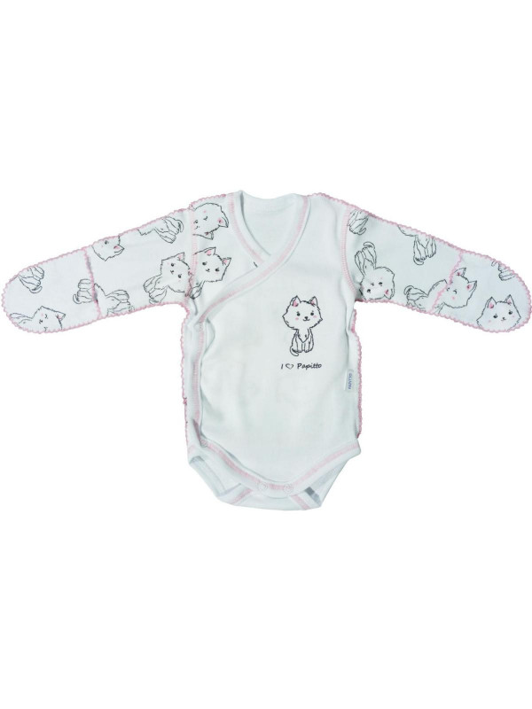 Боди с запахом с з/ручками «Верные друзья» Котёнок 