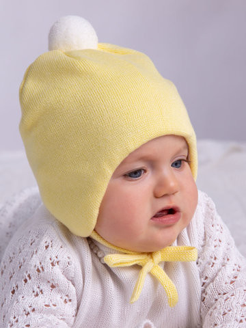  Шапка дет. "Витаминка-М" х/б подкл Желтый
