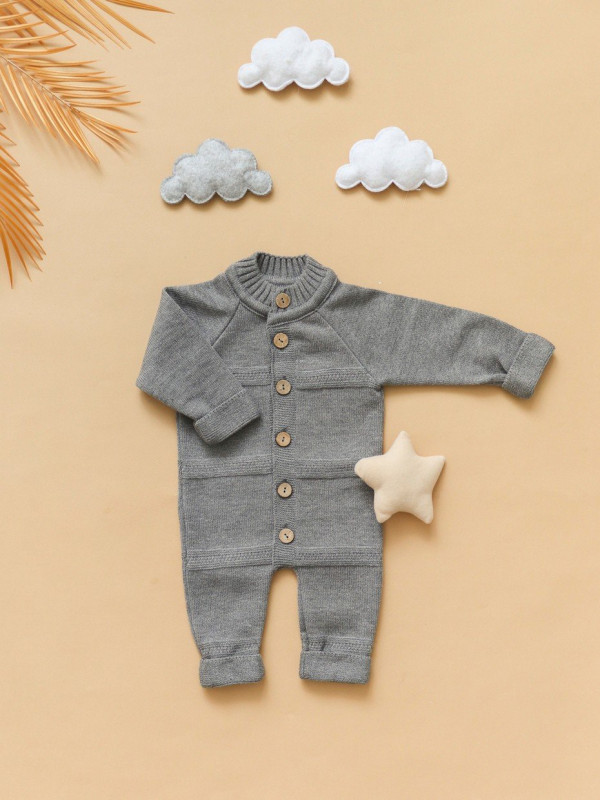 Комбинезон вязаный Серый 