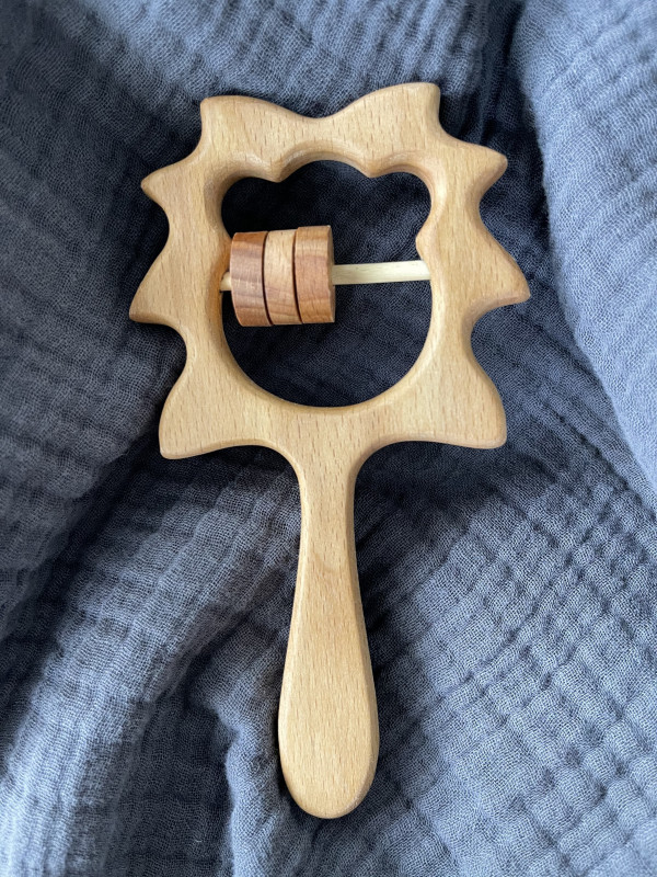 Погремушка ручной работы Лев