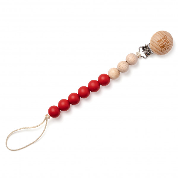 Держатель для пустышки Симпл Клубника 