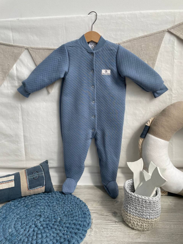 Комбинезон Затейник капитон Серо-голубой