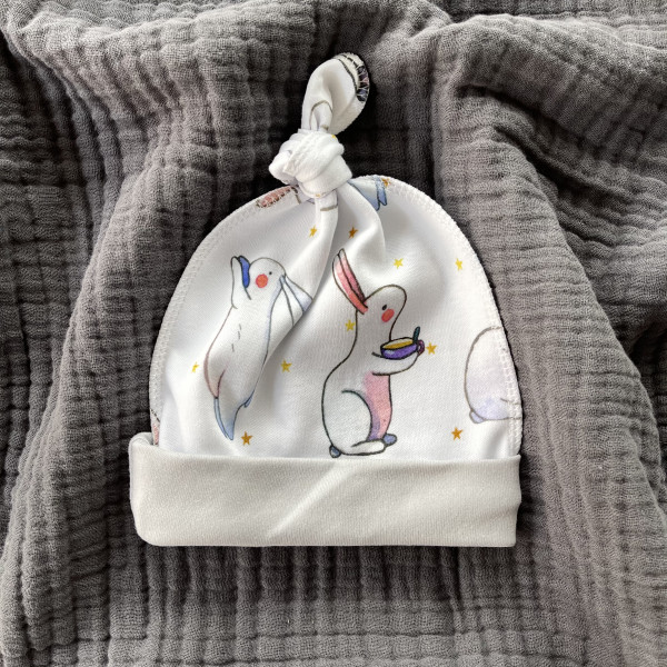 Шапочка-узелок Зайка 