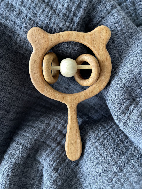 Погремушка ручной работы Мишка 