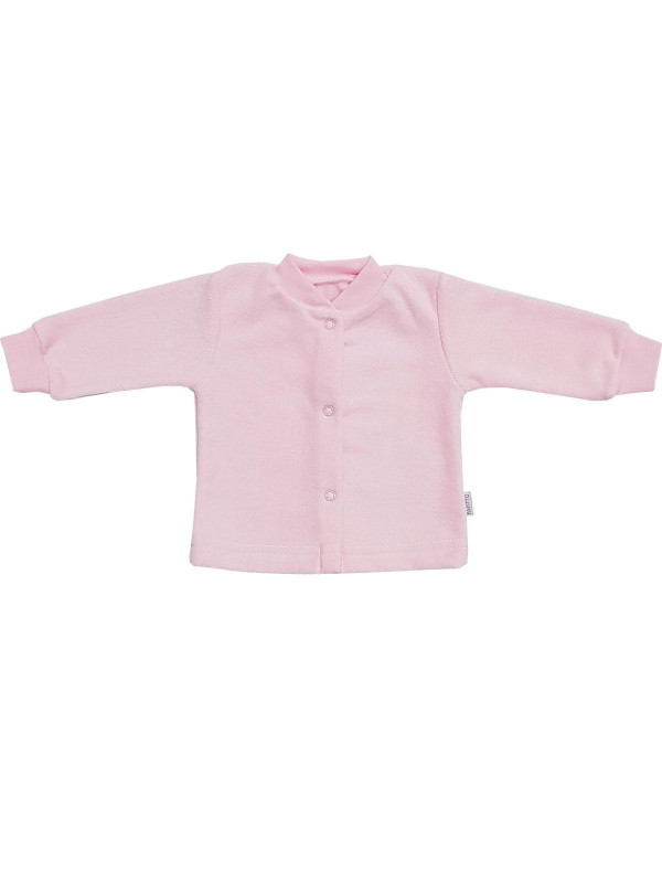 Кофточка на кнопках (махра начес) Розовый 