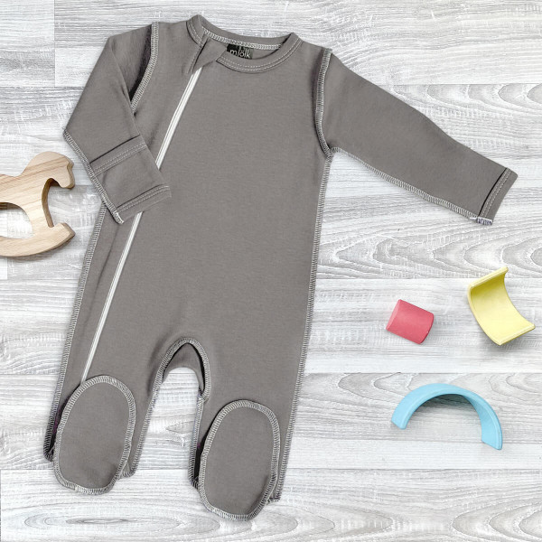 Комбинезон Mjölk Sleep and Play Fog, швы наружу 