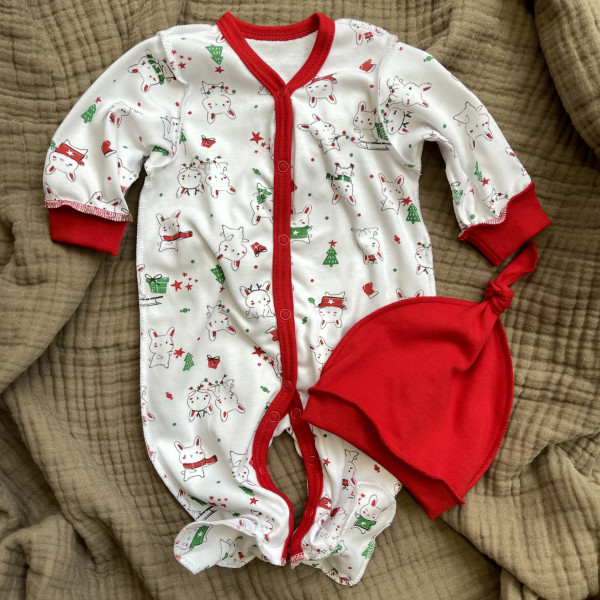 Слип с шапочкой Новый год 