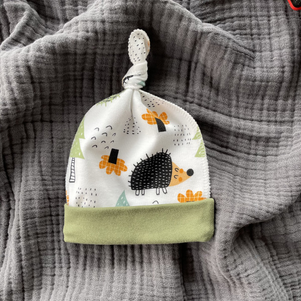 Шапочка-узелок Ёжик 