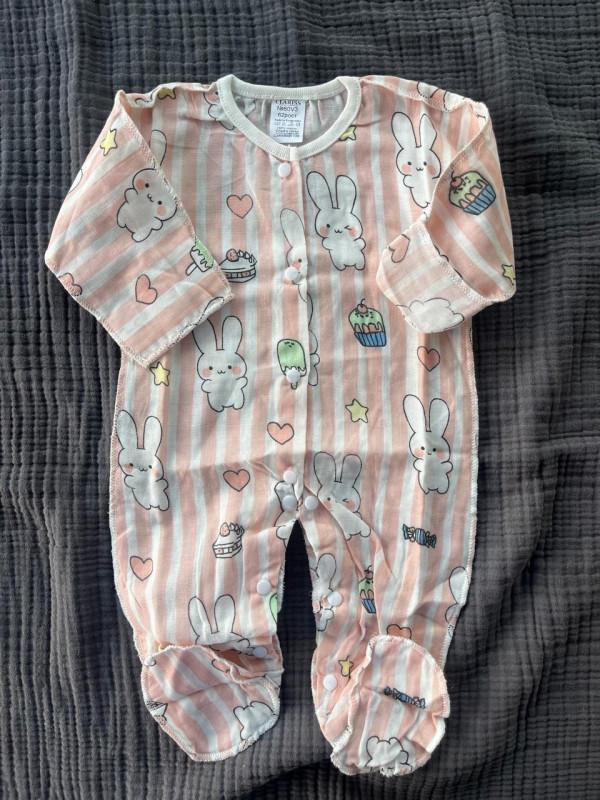  Комбинезон муслин Зайка