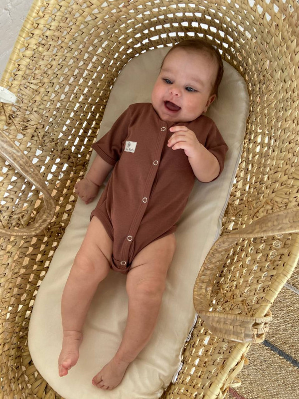 Боди короткий рукав Гвоздика 