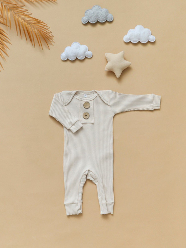Комбинезон лапша для малыша Молочный 